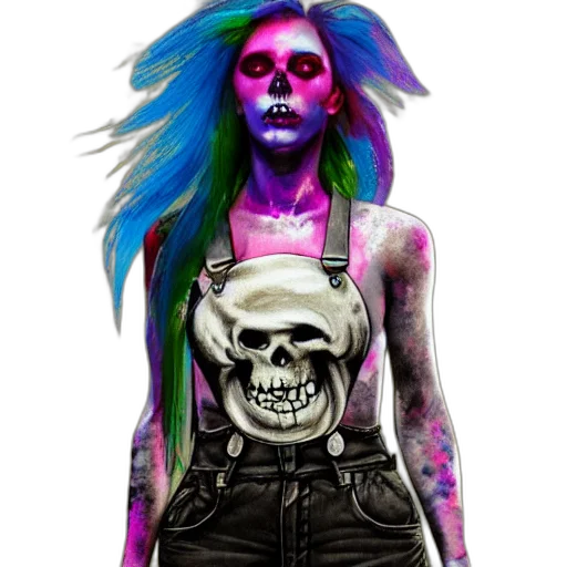 jacket, mask, cyberpunk, concept art transparent PNG cut-out
