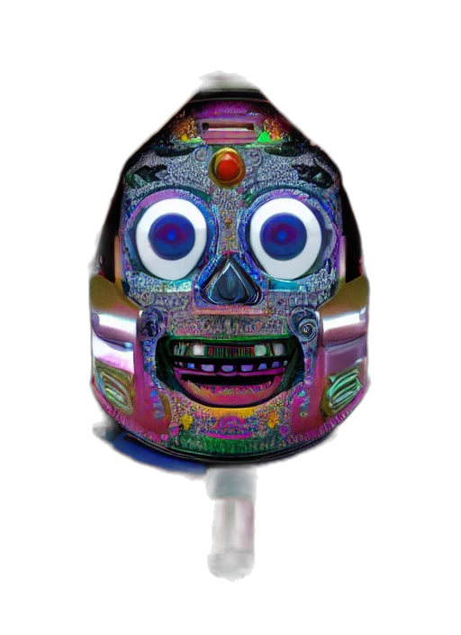 robot, mask, face, staff transparent PNG cut-out