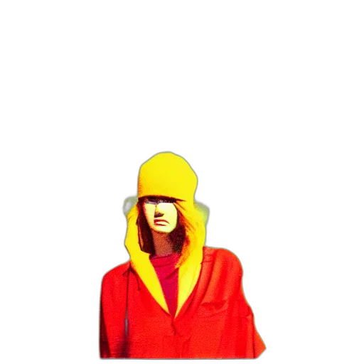 jacket, hat, dress, face transparent PNG cut-out