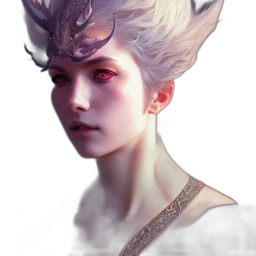 crown, dragon, face, creature transparent PNG cut-out