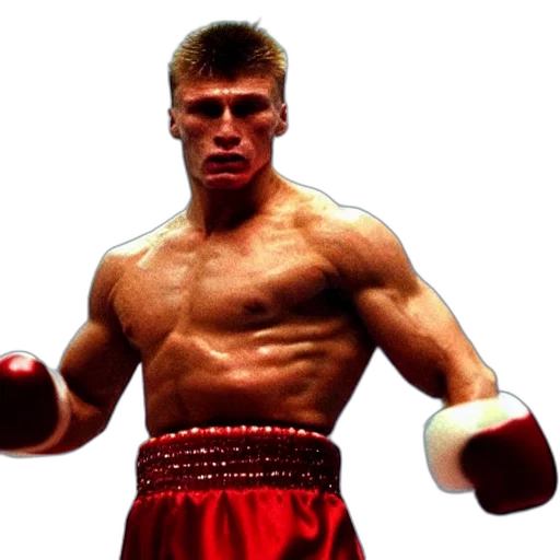 photorealistic, putin, ivan, drago transparent PNG cut-out