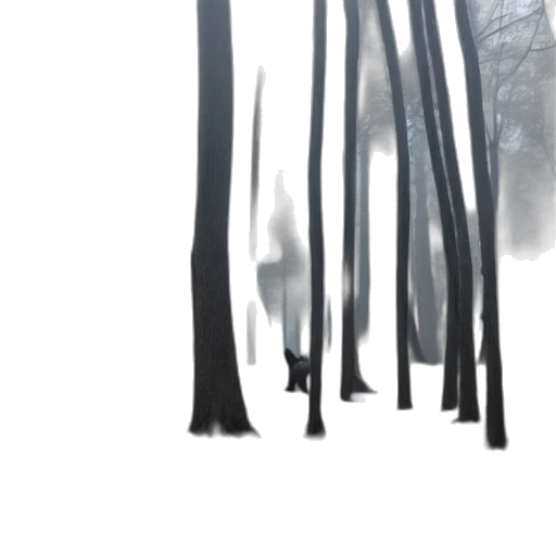 tree, creature, mask, hair transparent PNG cut-out