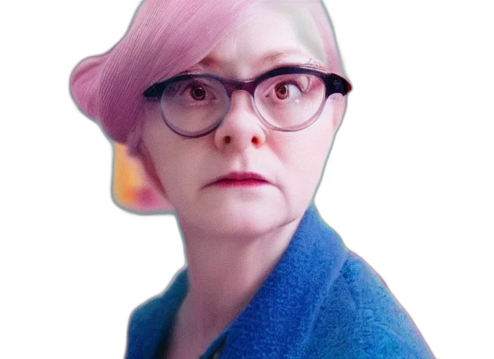 face, creature, robot, hair transparent PNG cut-out