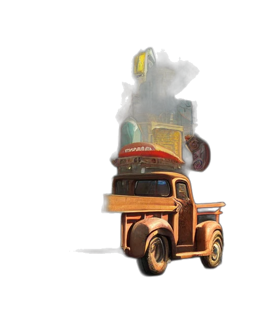 car, robot, weapon, concept art transparent PNG cut-out