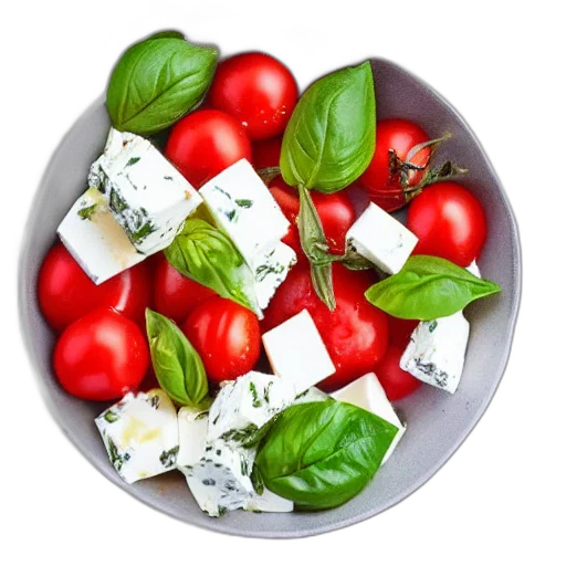 food, photorealistic, 3d render, feta transparent PNG cut-out