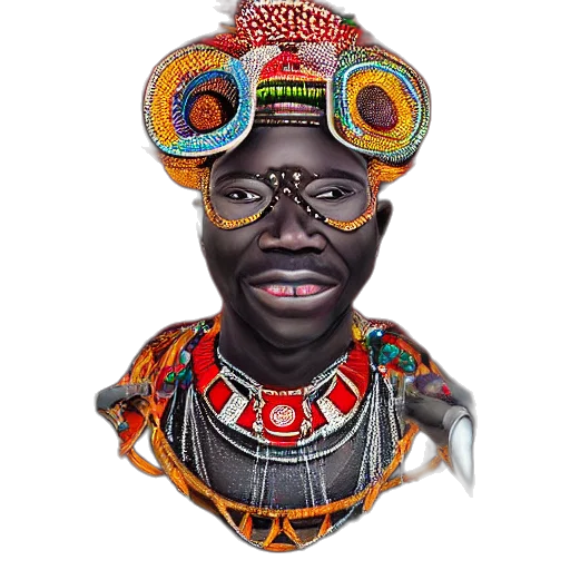 mask, face, crown, jewelry transparent PNG cut-out