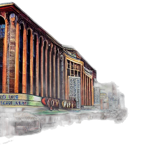 building, concept art, 3d render, photorealistic transparent PNG cut-out