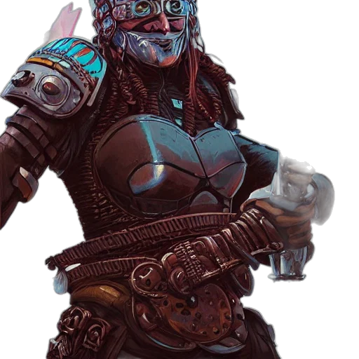 mask, robot, staff, weapon transparent PNG cut-out