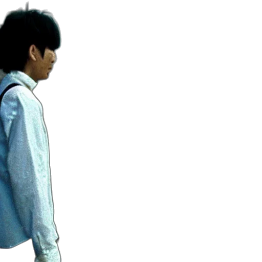 jacket, staff, 3d render, vaporwave transparent PNG cut-out