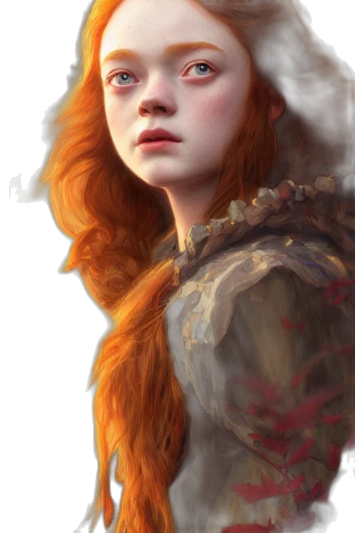 face, dragon, crown, dress transparent PNG cut-out