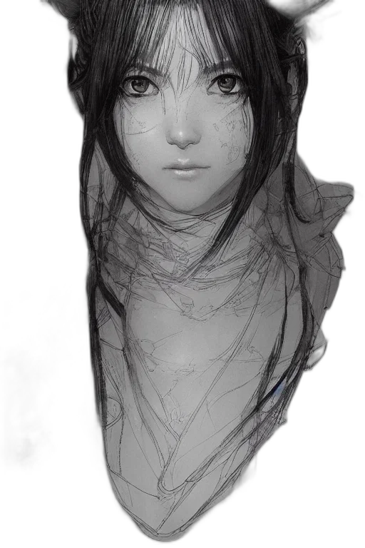 face, mask, creature, hair transparent PNG cut-out