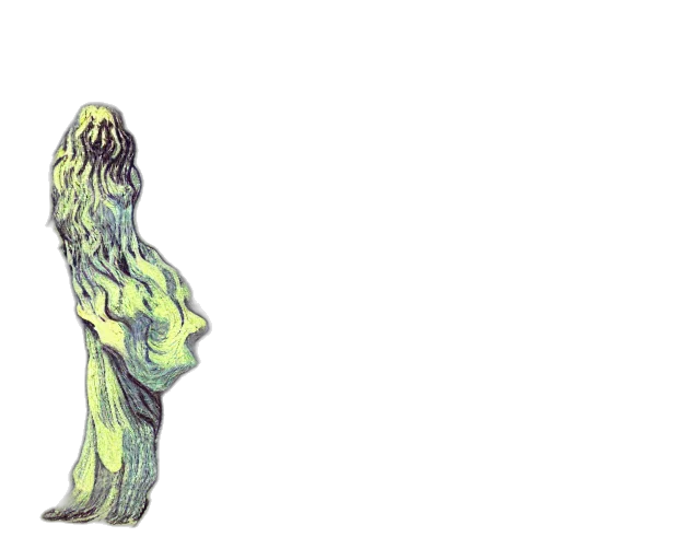 hair, dress, creature, crown transparent PNG cut-out