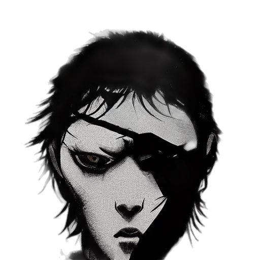 mask, face, creature, comic book art transparent PNG cut-out