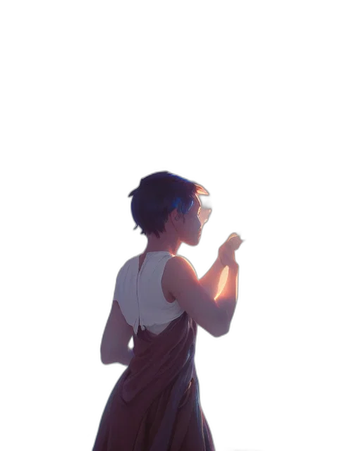 dress, staff, bottle, sword transparent PNG cut-out