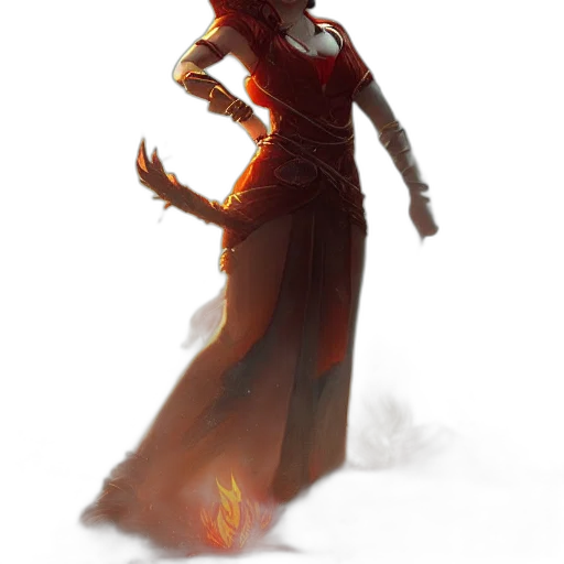 staff, dragon, sword, dress transparent PNG cut-out