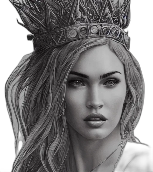 crown, jewelry, face, photorealistic transparent PNG cut-out