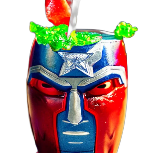 mask, robot, crown, closeup transparent PNG cut-out