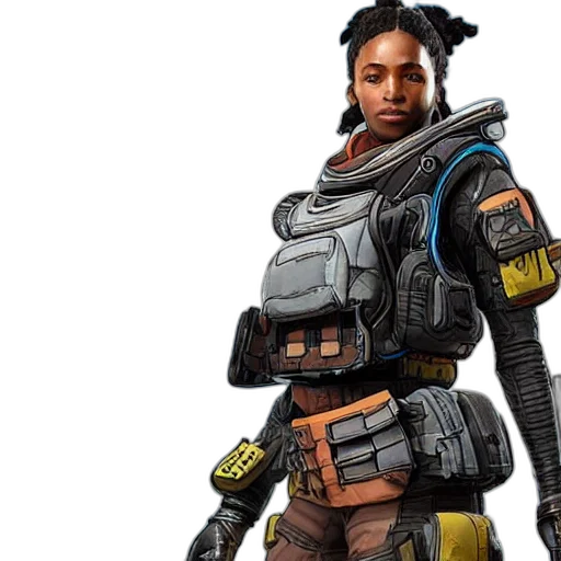 concept art, cyberpunk, apex, legends transparent PNG cut-out