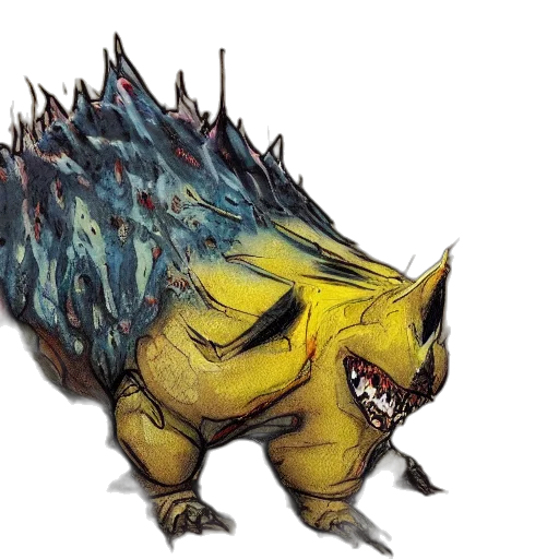 creature, dragon, animal, staff transparent PNG cut-out