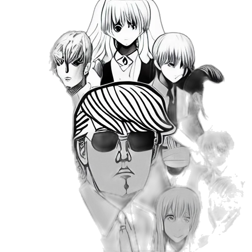mask, staff, anime, concept art transparent PNG cut-out