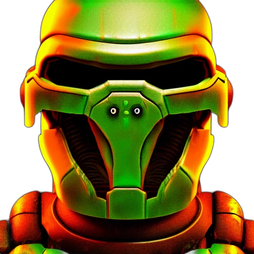 robot, mask, face, pixel art transparent PNG cut-out