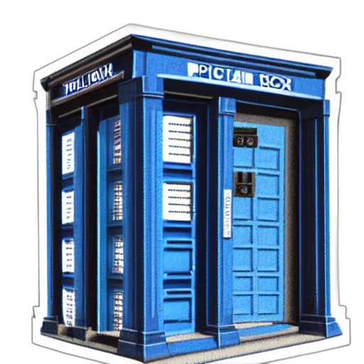 building, robot, 3d render, concept art transparent PNG cut-out