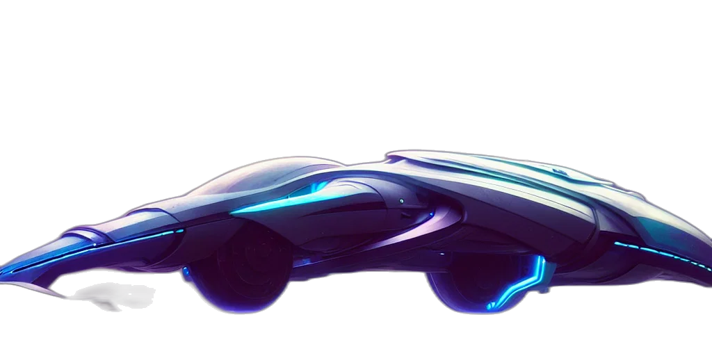 car, robot, concept art, 3d render transparent PNG cut-out