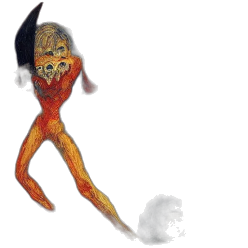 mask, creature, staff, robot transparent PNG cut-out