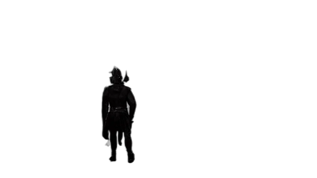 dragon, mask, staff, sword transparent PNG cut-out