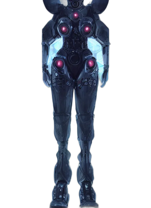 robot, jacket, dress, creature transparent PNG cut-out