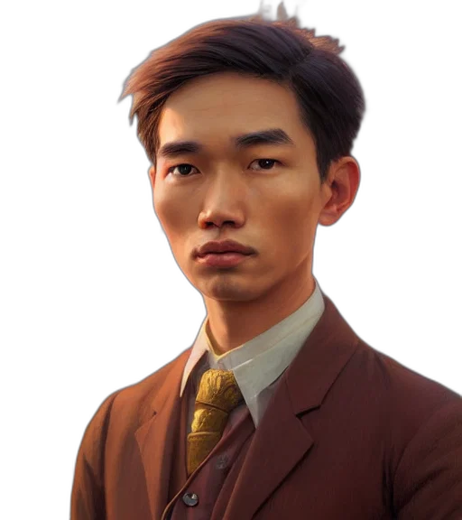 staff, face, jacket, hair transparent PNG cut-out