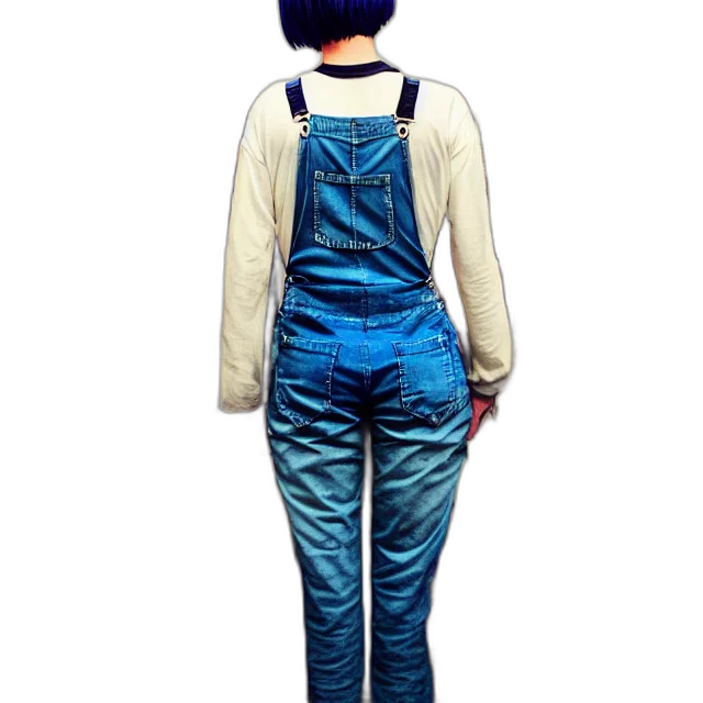 jacket, staff, dress, robot transparent PNG cut-out