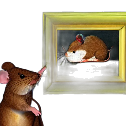 animal, photorealistic, oil painting, concept art transparent PNG cut-out