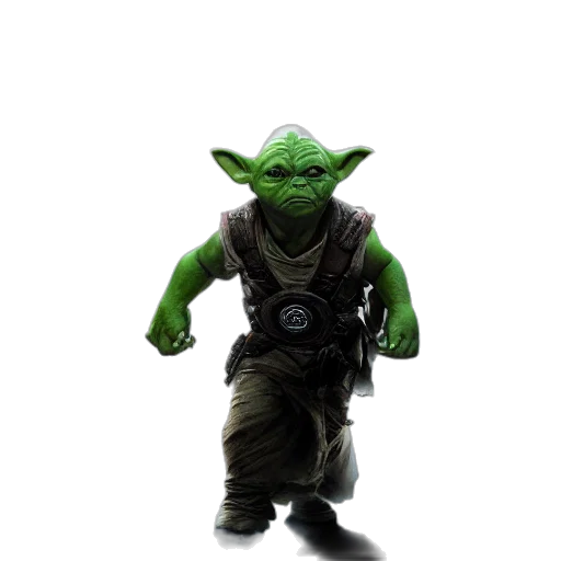 staff, creature, 3d render, concept art transparent PNG cut-out