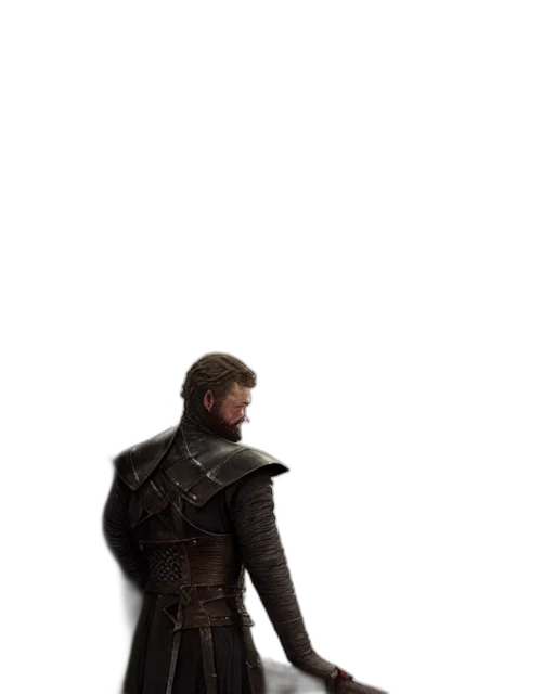 sword, jacket, weapon, staff transparent PNG cut-out