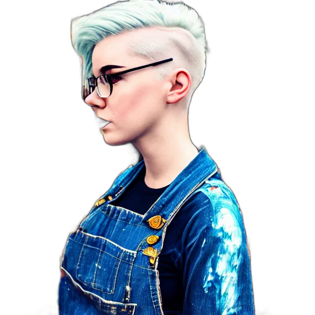 jacket, face, hair, cartoon transparent PNG cut-out