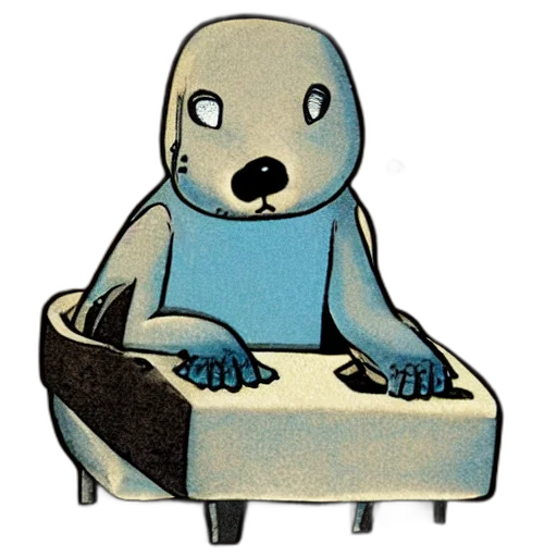 creature, robot, animal, furniture transparent PNG cut-out