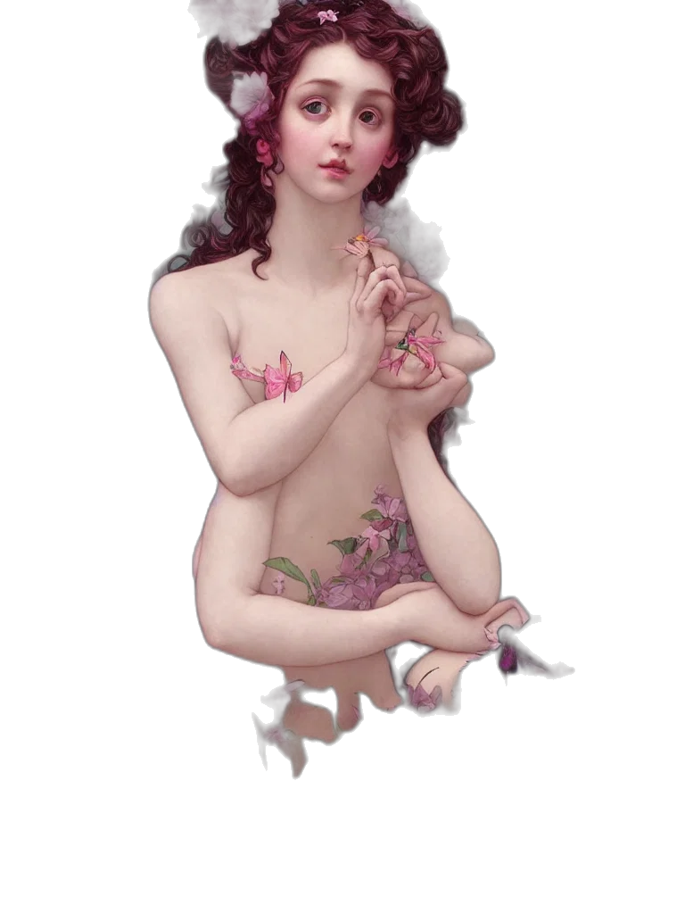 dress, jewelry, crown, fantasy art transparent PNG cut-out