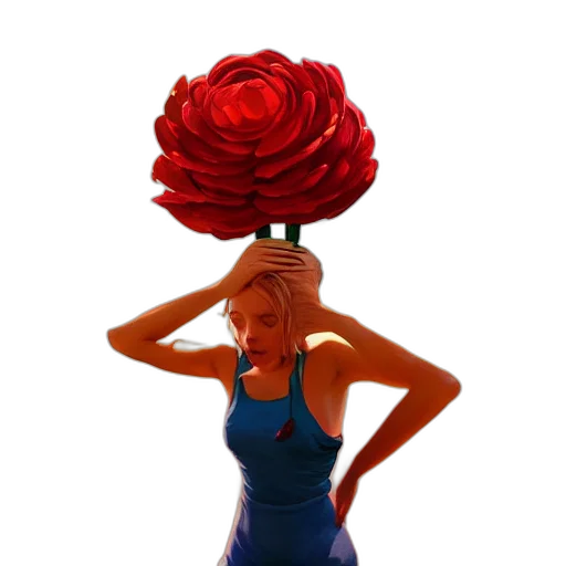 dress, crown, hat, flower transparent PNG cut-out