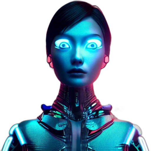 robot, face, mask, creature transparent PNG cut-out