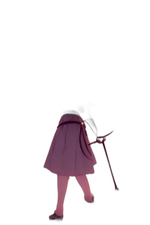 sword, staff, weapon, dress transparent PNG cut-out