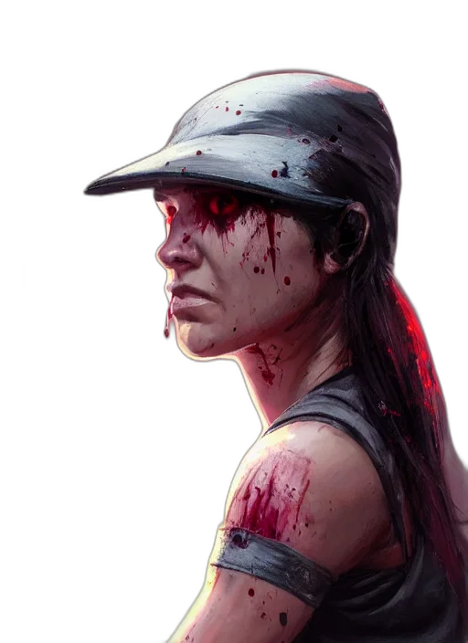 face, hat, concept art, comic book art transparent PNG cut-out