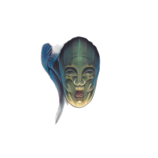 mask, face, creature, staff transparent PNG cut-out