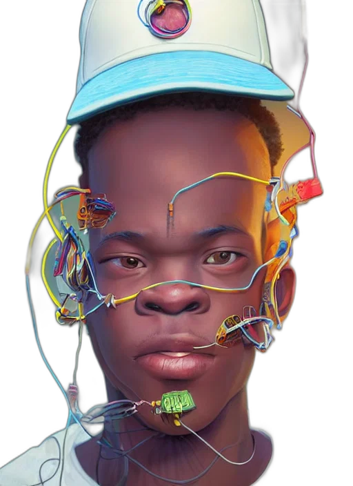 face, hat, robot, crown transparent PNG cut-out