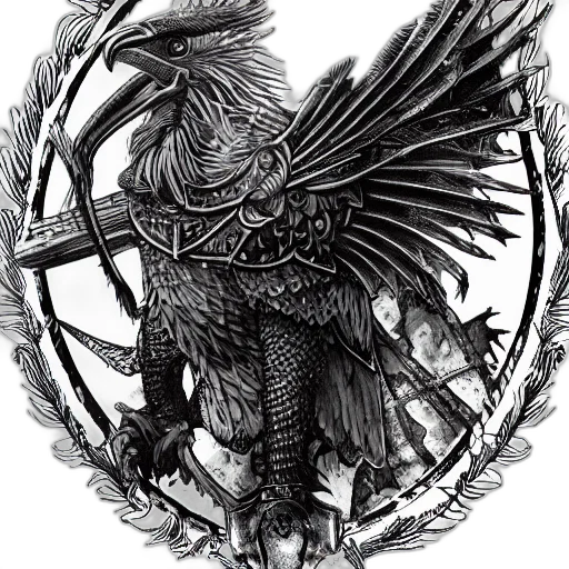 sword, dragon, staff, weapon transparent PNG cut-out