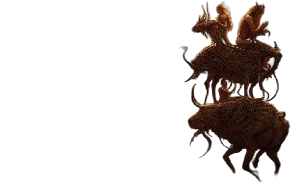 hair, dragon, animal, creature transparent PNG cut-out