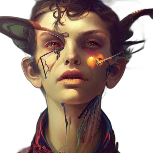 face, dragon, mask, creature transparent PNG cut-out