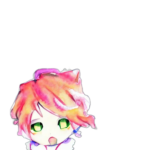 staff, face, creature, weapon transparent PNG cut-out
