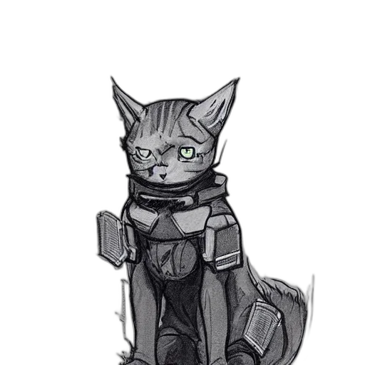 staff, jacket, robot, concept art transparent PNG cut-out