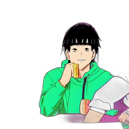 anime, vaporwave, cartoon, concept art transparent PNG cut-out